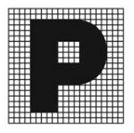 P logo