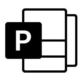 P logo