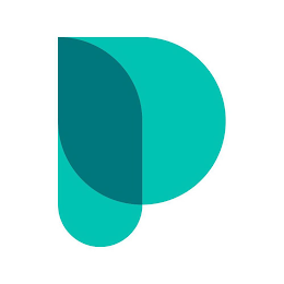 P logo