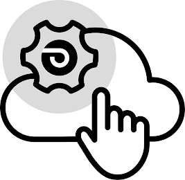 P logo
