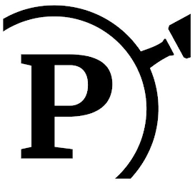 P logo