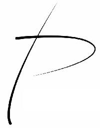 P logo
