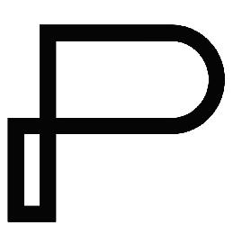 P logo