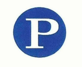 P logo