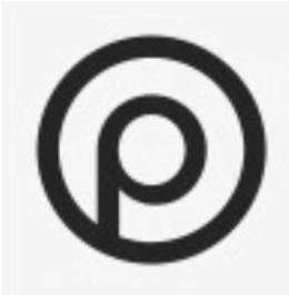P logo