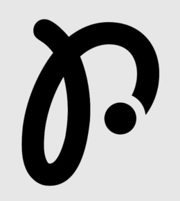 P logo