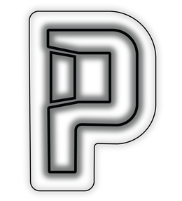 P logo