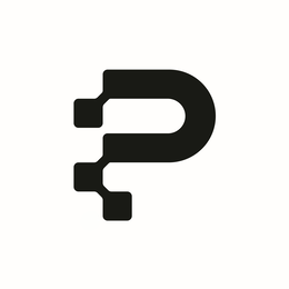 P logo