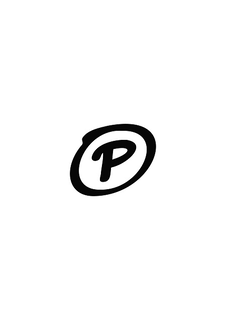 P logo