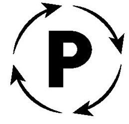 P logo