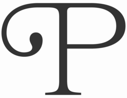 P logo