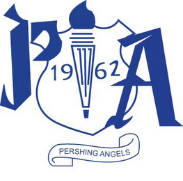 P A 19 62 PERSHING ANGELS logo