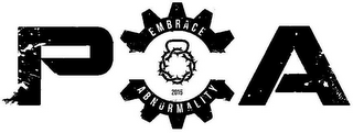 P A EMBRACE ABNORMALITY 2015 logo