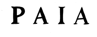P A I A logo