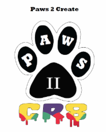 P A W S  2 CREATE PAWS II CR8 logo