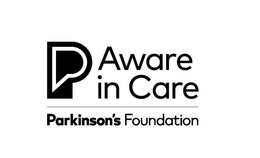 P AWARE IN CARE PARKINSON'S FOUNDATION logo