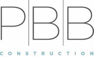 P B B  CONSTRUCTION logo