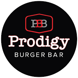 P B B PRODIGY BURGER BAR logo