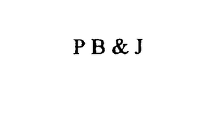 P B & J logo