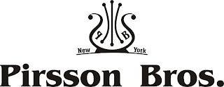 P B NEW YORK PIRSSON BROS logo
