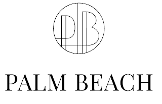 P B PALM BEACH logo