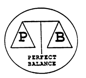 P B PERFECT BALANCE logo