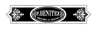 P. BENITEZ HECHO A MANO logo