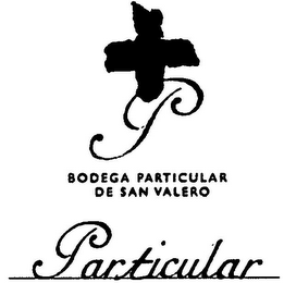 P BODEGA PARTICULAR DE SAN VALERO PARTICULAR logo