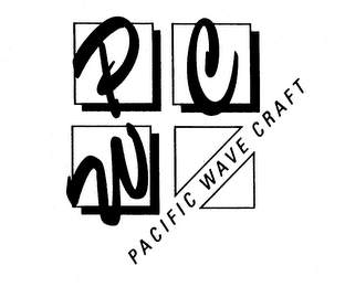 P C W PACIFIC WAVE CRAFT logo