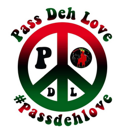 P D L PASS DEH LOVE #PASSDEHLOVE DONKEYKORD RECORDS logo