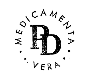 P D MEDICAMENTA VERA logo