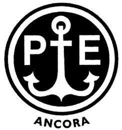 P E ANCORA logo