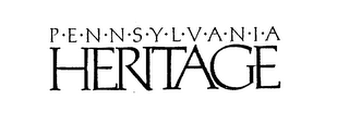 P E N N S Y L V A N I A HERITAGE logo