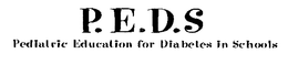 P. E.D.S PEDIATRIC EDUCATION FOR DIABETES IN SCHOOLS logo