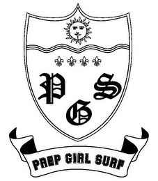 P G S PREP GIRL SURF logo