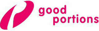 P GOOD PORTIONS logo