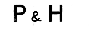 P & H logo
