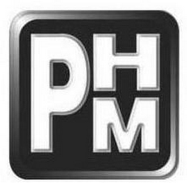 P H M logo