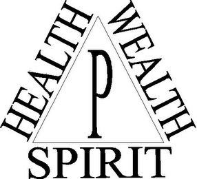P HEALTH WEALTH SPIRIT logo