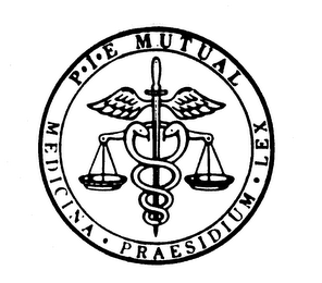 P-I-E MUTUAL MEDICINA PRAESIDIUM LEX logo