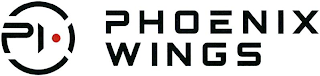 P I PHOENIX WINGS logo