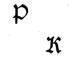 P K logo