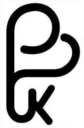 P, K logo