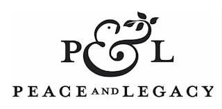 P & L PEACE AND LEGACY logo