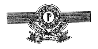 P LA PASTA DI GIULIO PAGANI MADE WITH 100% FIRST QUALITY DURUM SEMOLINA logo
