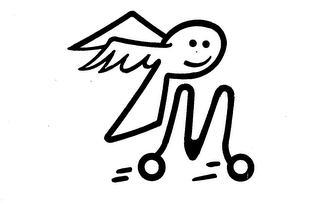 P M logo