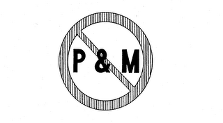 P & M logo
