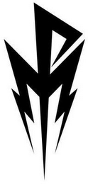 P M logo