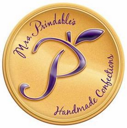 P MRS. PRINDABLE'S HANDMADE CONFECTIONS logo