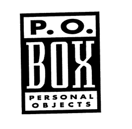 P. O. BOX PERSONAL OBJECTS